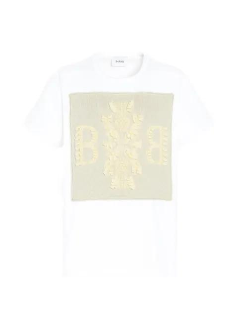 logo cashmere-patch T-shirt by BARRIE