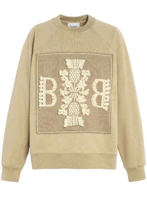 logo-embroidered sweatshirt by BARRIE