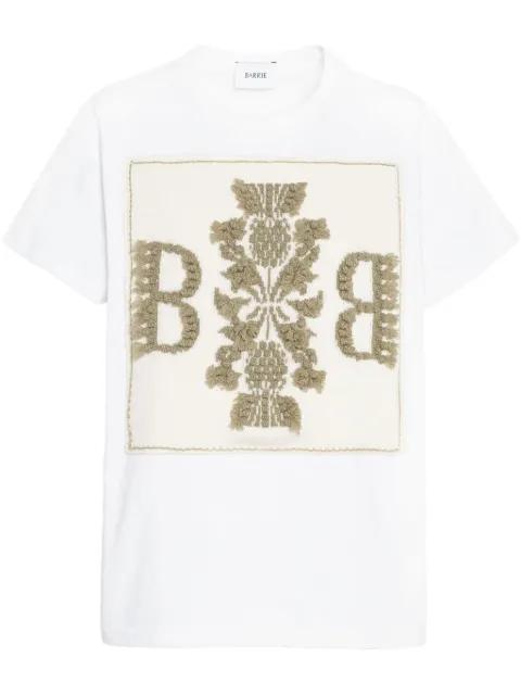 logo-embroidered t-shirt by BARRIE