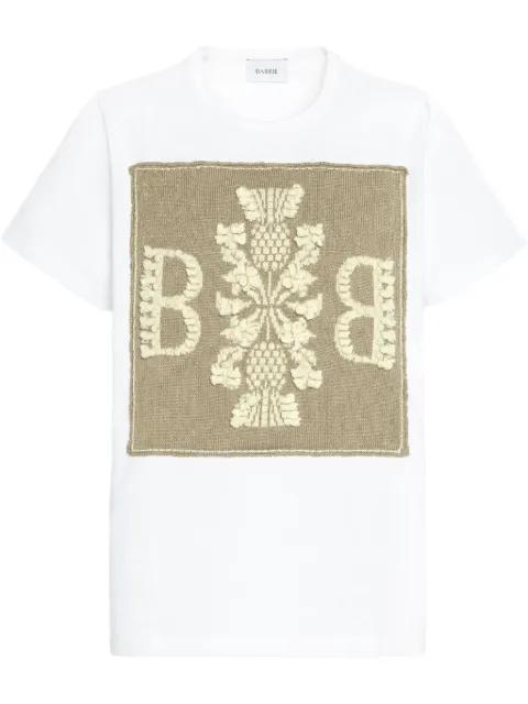 logo-patch T-shirt by BARRIE