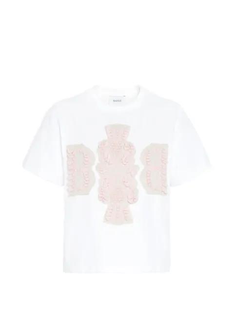 logo-patch cotton T-shirt by BARRIE