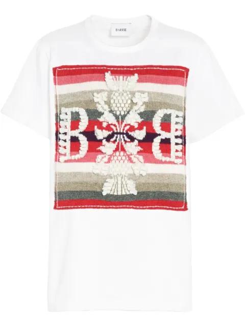 logo-patch t-shirt by BARRIE
