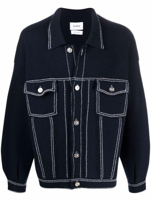 oversized denim jacket by BARRIE