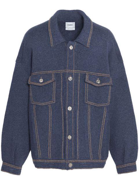 oversized denim jacket by BARRIE