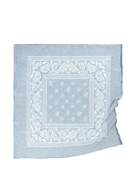 paisley cashmere bandana by BARRIE