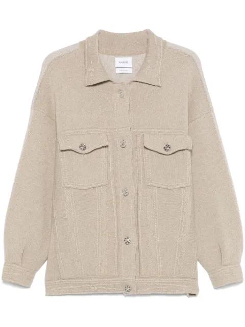 panelled cardigan by BARRIE