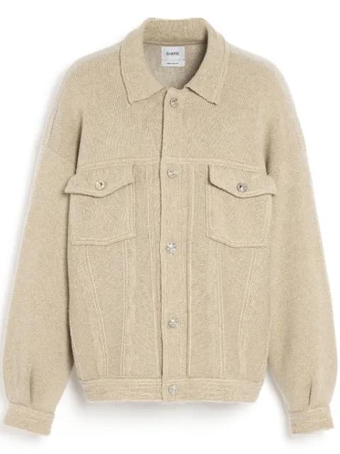 patchwork denim jacket by BARRIE