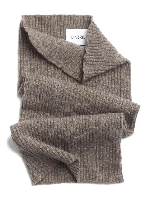 ribbed cashmere snood by BARRIE