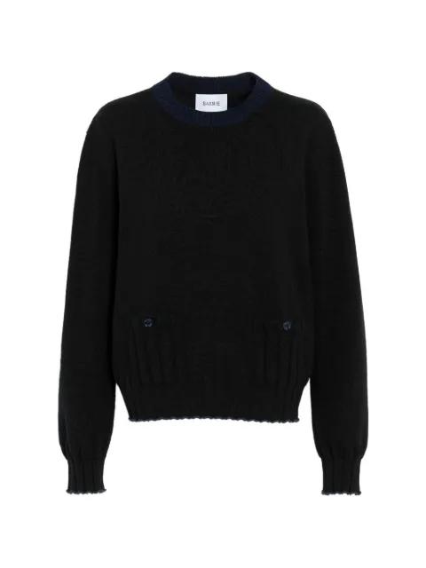 ribbed detail sweater by BARRIE