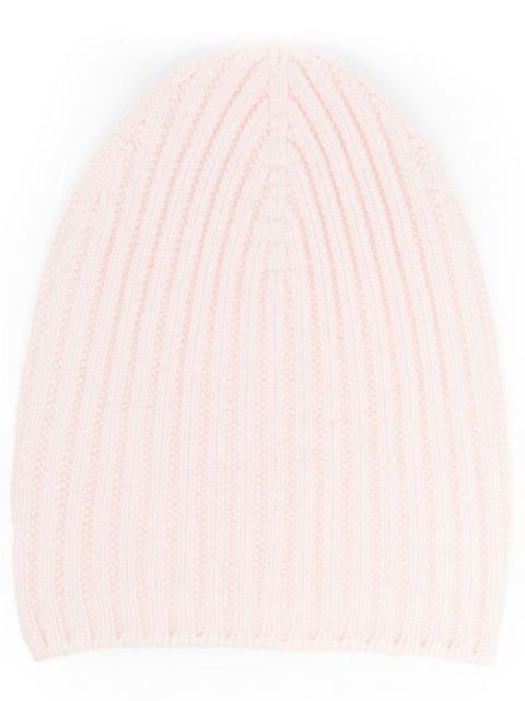 ribbed-knit cashmere beanie by BARRIE