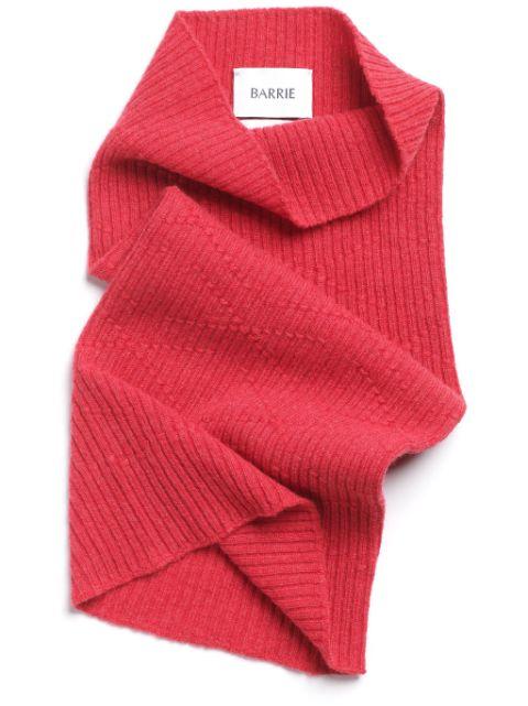 ribbed-knit cashmere snood by BARRIE