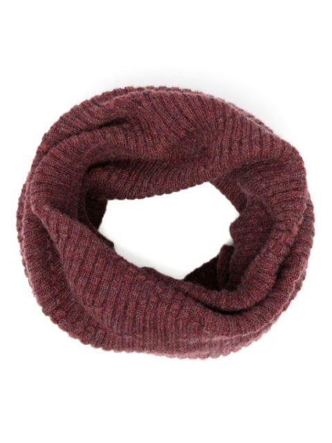 ribbed-knit cashmere snood by BARRIE