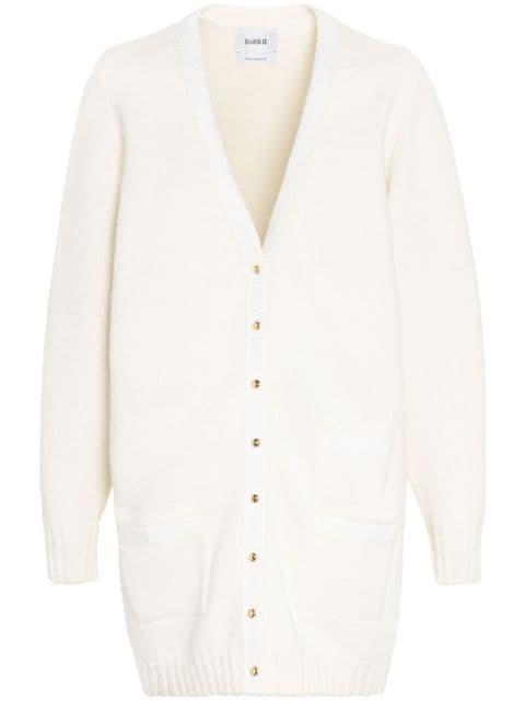 ribbon-detail cashmere cardigan by BARRIE