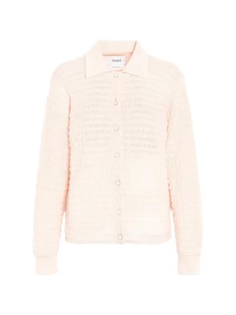 shirt embossed knitwear by BARRIE