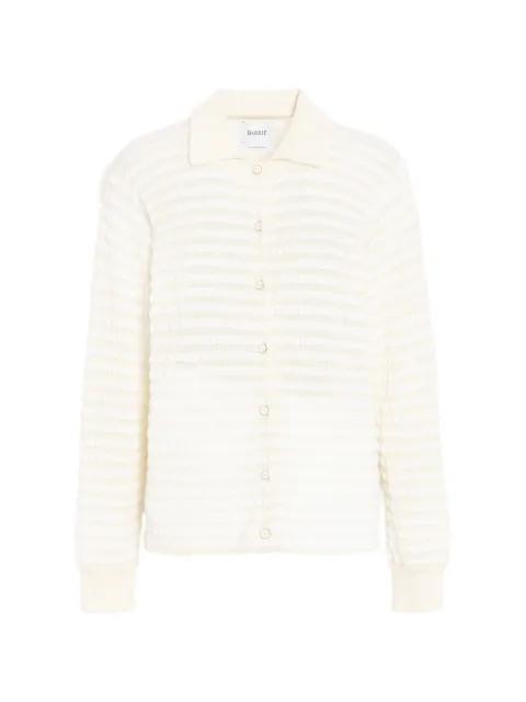 shirt in embossed knit by BARRIE