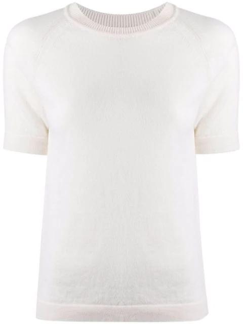 short-sleeve cashmere top by BARRIE