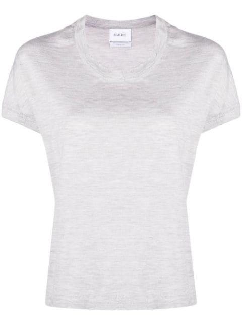 short-sleeve cashmere top by BARRIE