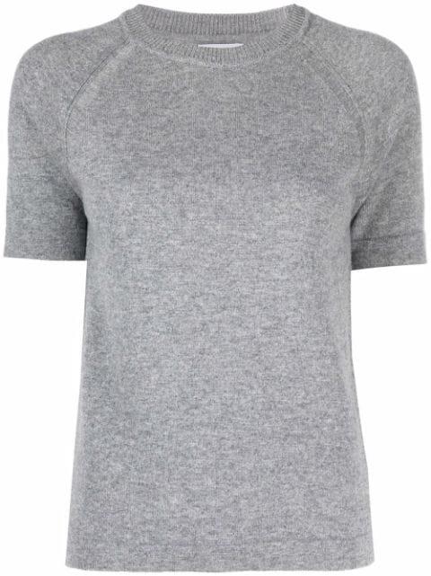 short-sleeved cashmere top by BARRIE