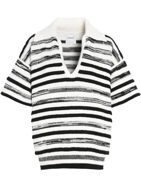 striped polo top by BARRIE
