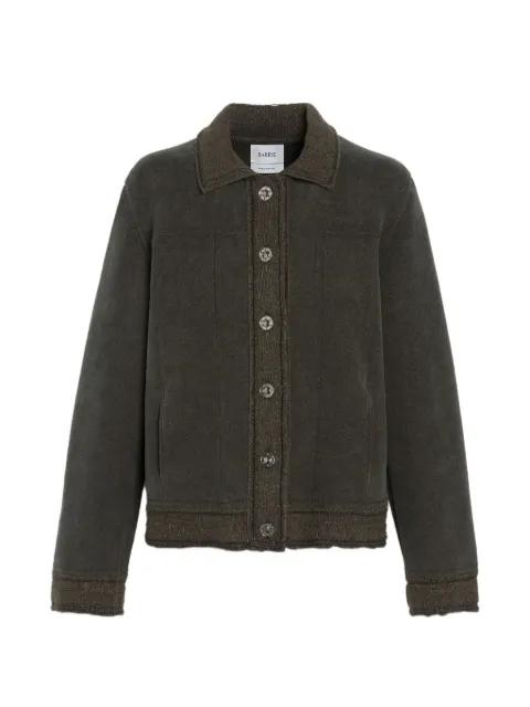 suede-effect denim jacket by BARRIE