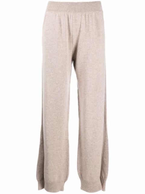 tapered-leg cashmere trousers by BARRIE