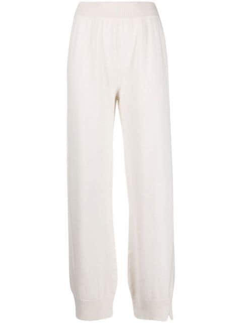 tapered-leg cashmere trousers by BARRIE