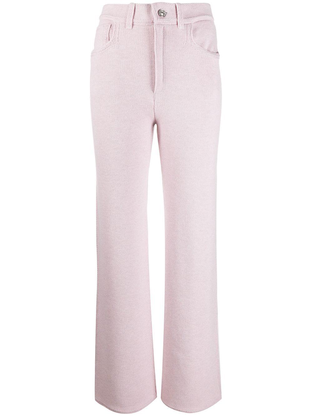 wide-leg knitted trousers by BARRIE