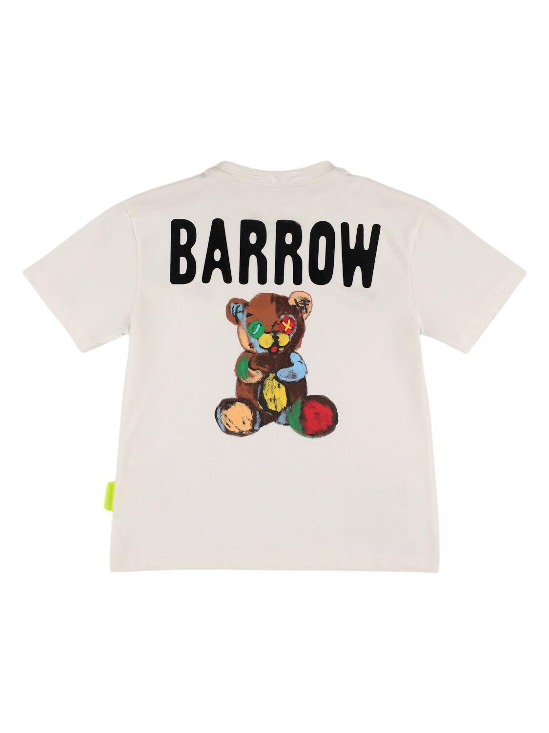 Printed Cotton Jersey T-shirt by BARROW