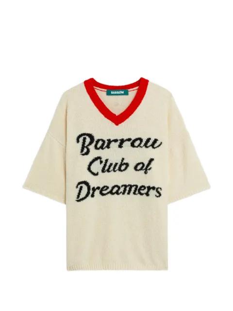 V-neck short-sleeve jumper by BARROW
