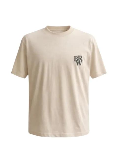 barbed-wire graphic T-shirt by BARROW