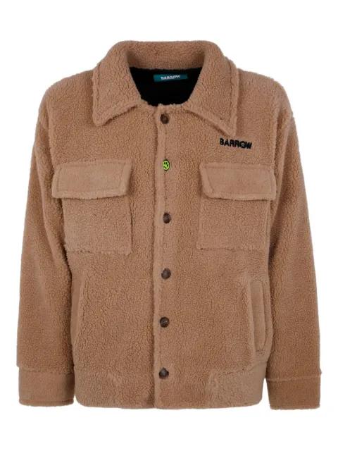 button teddy jacket by BARROW