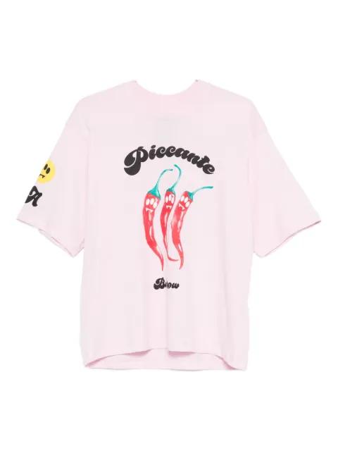 chilli-print T-shirt by BARROW