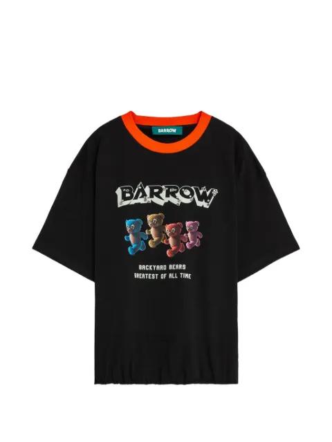 crewneck graphic T-shirt by BARROW