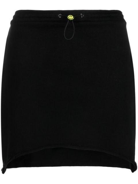drawstring-fastening cotton miniskirt by BARROW