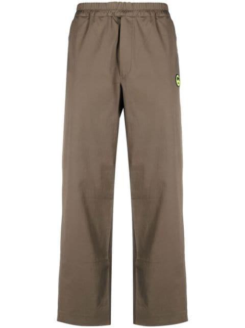 elasticated-waist chino trousers by BARROW