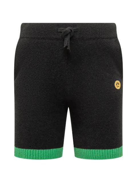 embroidered-detail shorts by BARROW
