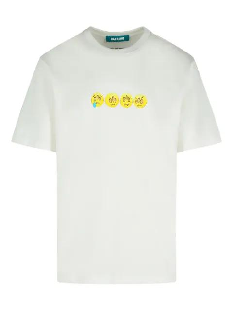 emoji-print cotton T-shirt by BARROW