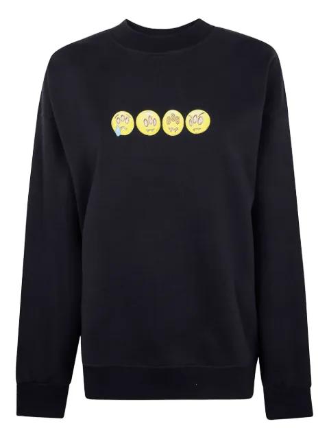 emoticon-print sweatshirt by BARROW