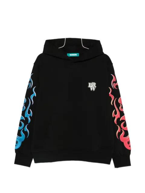 flame graphic hoodie by BARROW