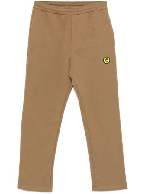 flocked-logo track pants by BARROW