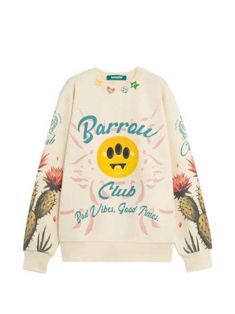 floral-print crew-neck sweatshirt by BARROW