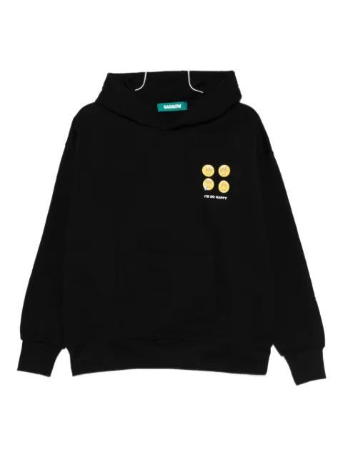 graphic-print cotton hoodie by BARROW