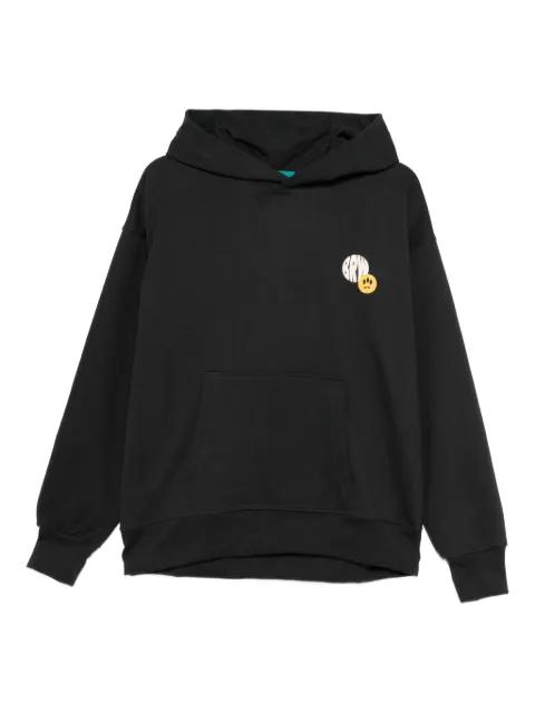 graphic-print hood hoodie by BARROW
