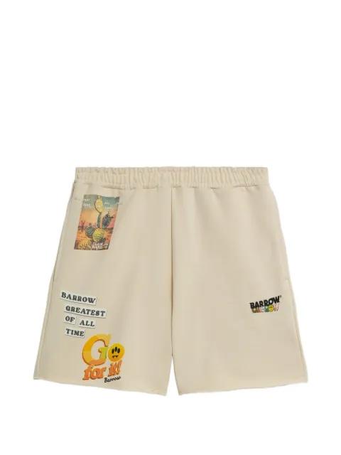 graphic-print shorts by BARROW