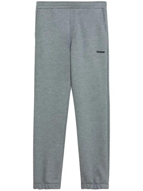 logo-embroidered track pants by BARROW