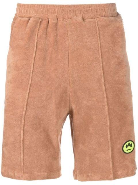 logo-patch terry shorts by BARROW