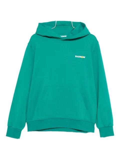logo-print basketball-graphic hoodie by BARROW