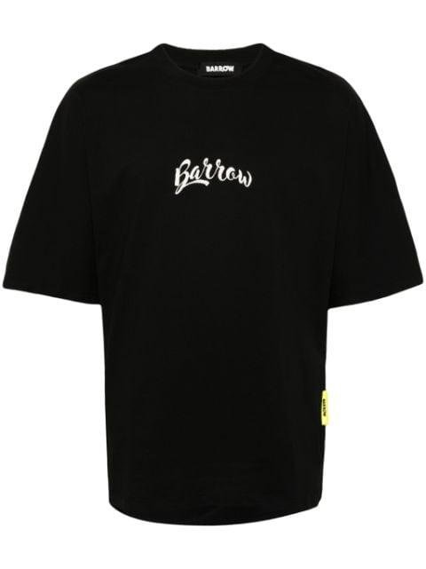 logo-print cotton T-shirt by BARROW