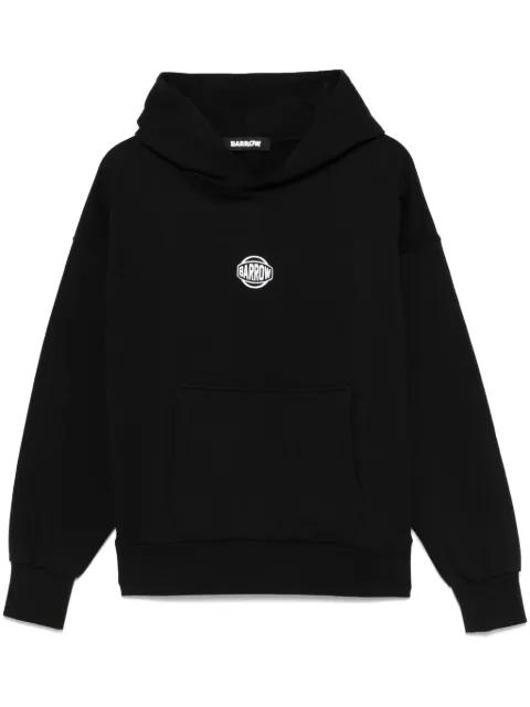 logo-print hoodie by BARROW