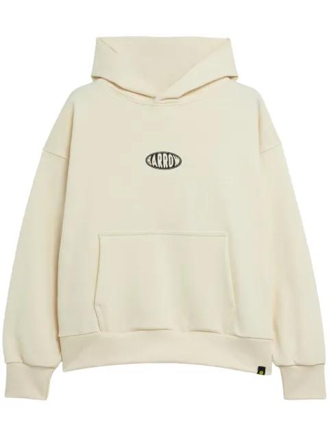 logo-print hoodie by BARROW